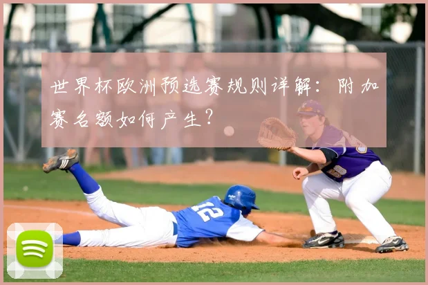 世界杯欧洲预选赛规则详解：附加赛名额如何产生？